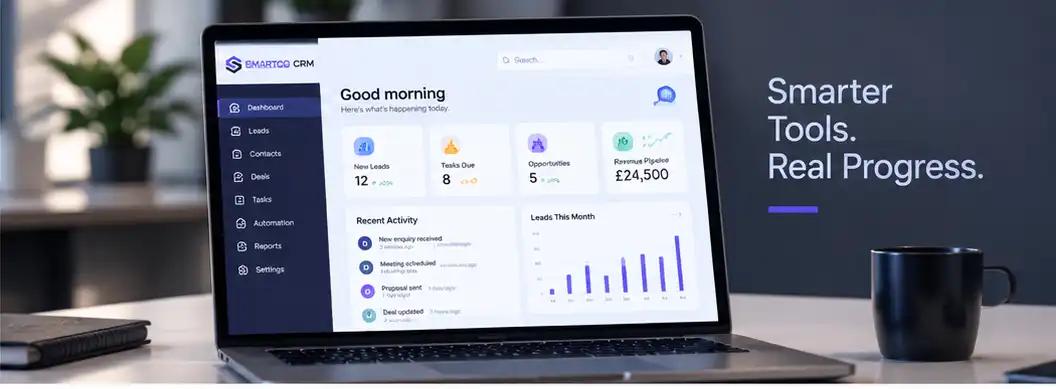 SmartCo CRM على جهاز محمول